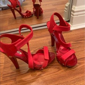 Manolo Blahnik red heels